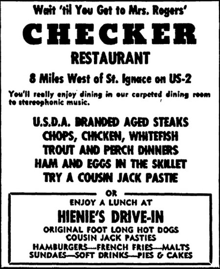 Hienies Drive-In - Aug 1959 (newer photo)